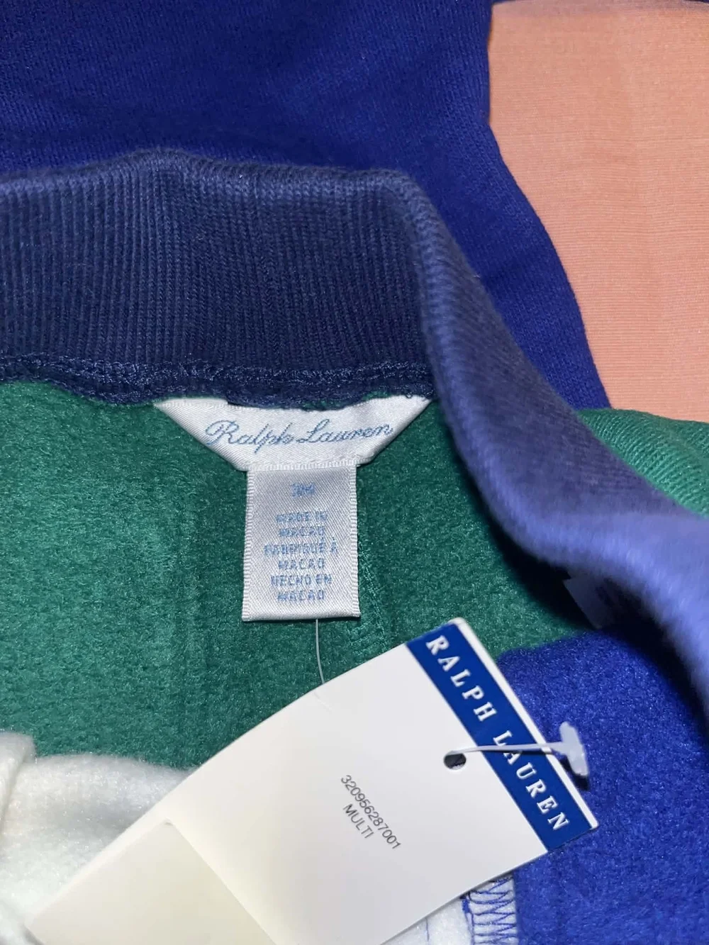 Polo by Ralph Lauren Kids Colorblock Sweatshirt & Shorts Set - Navy/Orange/White